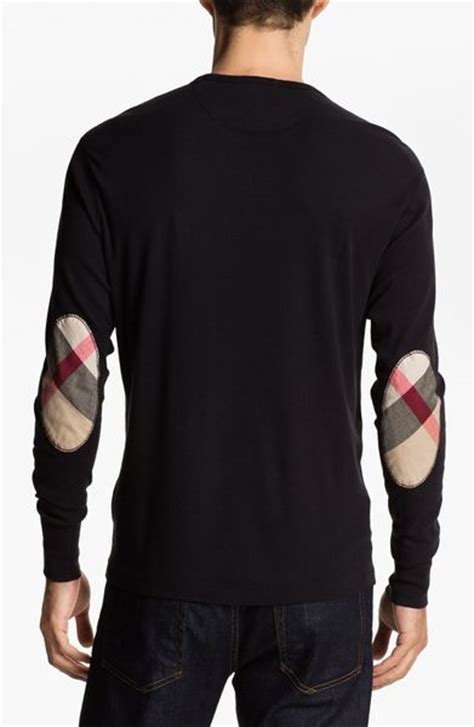 burberry brit elbow patch t shirt|Burberry Brit Trim Fit Elbow Patch Long Sleeve T.